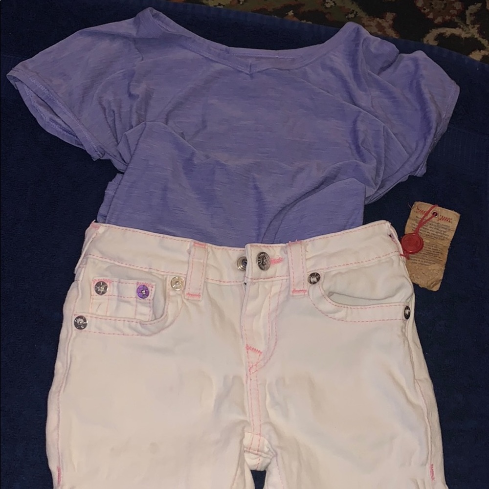 Toddler T-shirt and jeans